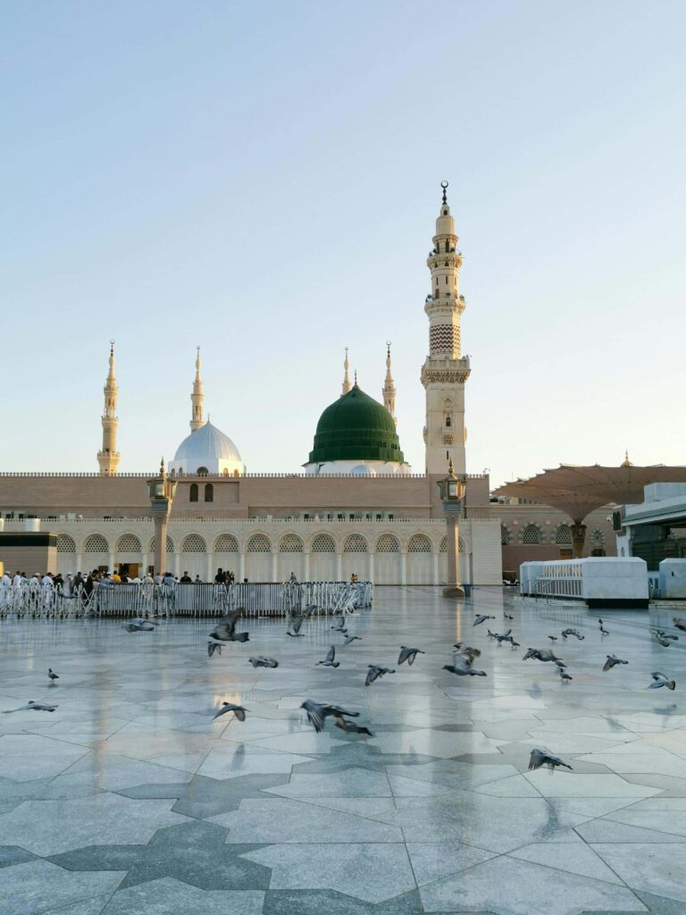 Prophet's Mosque Courtyard